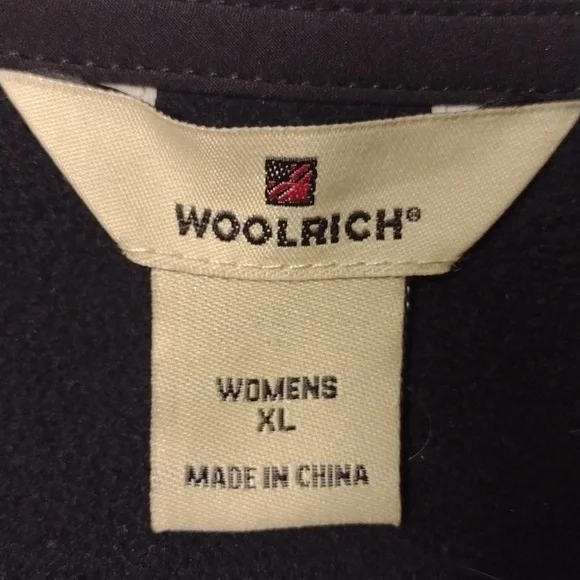 Woolrich Plaid Red and Black Women's XL Vest - Picture 7 of 9